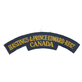 Hastings & Prince Edward Regiment – Printed Shoulder Title