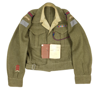 14th Field Regiment – Battle Dress – Named E.G. Blakely