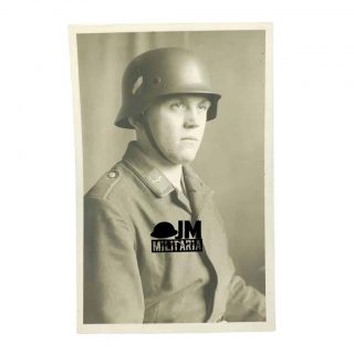 Luftwaffe Portrait Photo – With M35 Helmet