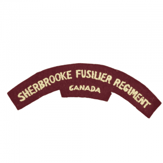 Sherbrooke Fusilier Regiment – Embroidered Shoulder Title