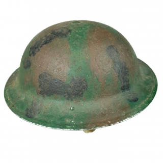 British Camouflage Helmet – Dated 1940