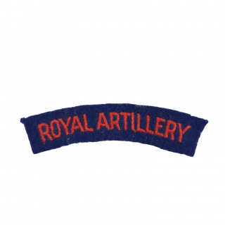 Royal Artillery – Embroidered Shoulder Title