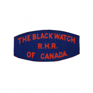 Black Watch Of Canada – Printed Shoulder Title