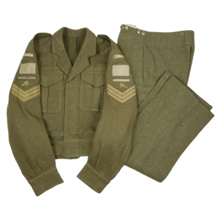 RCA – Sergeant Curry – Battle Dress Tunic And Trousers
