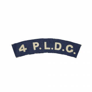 4th Princess Louise Dragoon Guards – Printed Shoulder Title