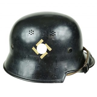 Early German Double Decal Fireman Helmet – Feuerwehr