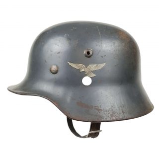 Luftwaffe M35 DD Helmet – BOELCKE Stamped – Q64