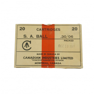 Canadian Ammunition Package – S.A. BALL .30/06