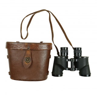 Canadian Binoculars 6×30 In Leather Case – Dated 1944