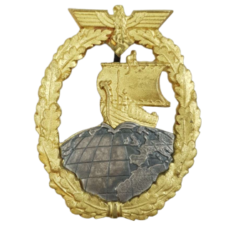 Kriegsmarine Auxiliary Cruiser War Badge – Juncker