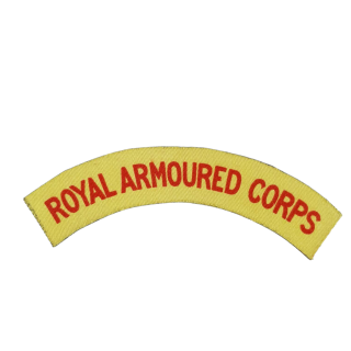 Royal Armoured Corps – Printed Shoulder Title