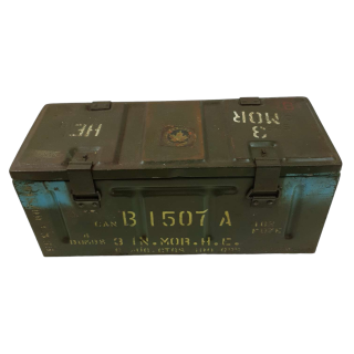 Metal Box For Holding 3″ HE Mortar Bombs