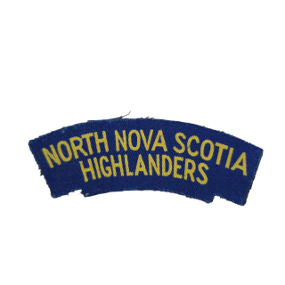 North Nova Scotia Highlanders – Printed Shoulder Title