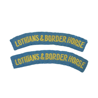 Lothians & Border Horse – Embroidered Shoulder Titles