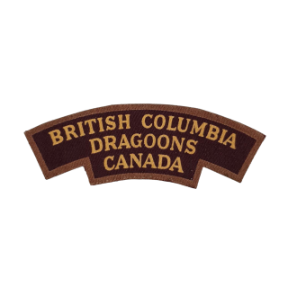 British Columbia Dragoons – Printed Shoulder Title
