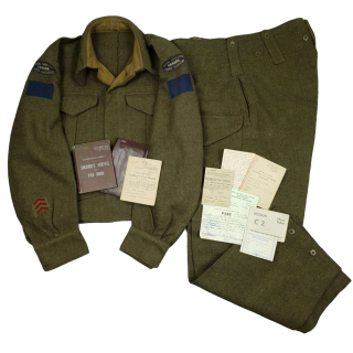 Royal Hamilton Light Infantry – Uniform Grouping Pte. C.R. Marritt
