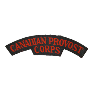 Canadian Provost Corps – Printed Shoulder Title