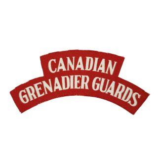 Canadian Grenadier Guards – Printed Shoulder Title