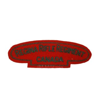 Royal Regina Rifles – Embroidered Shoulder Title