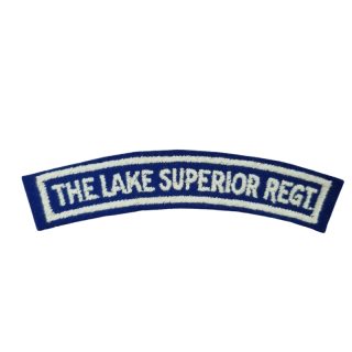 Lake Superior Regiment – Embroidered Shoulder Title